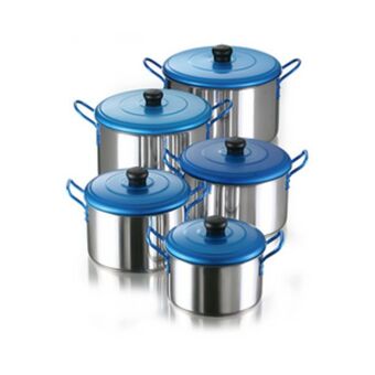 Almacenes La 13 Juego de 5 ollas 16/24 cm aluminio / imusa oferta