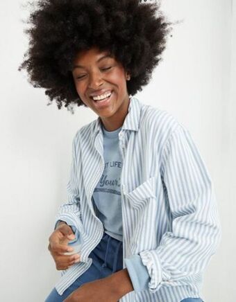 American Eagle Camisa ae anytime fave oferta