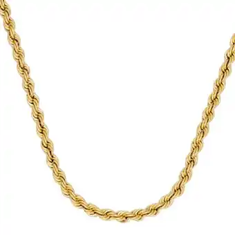 Kevin's Joyeros Cadena en oro amarillo de 18 kilates, cordon, 50 cm. de largo, 3 mm. de ancho oferta