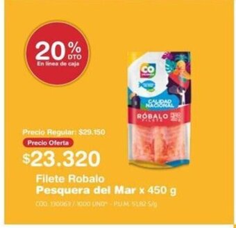 Makro Filete Robalo Pesquera del Mar x 450g oferta