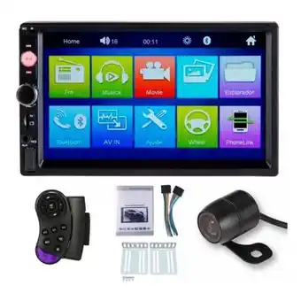 Mercado Libre Radio carro pantalla 7' tactil mirrorlink bluetooth usb oferta