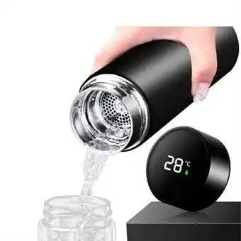 Olímpica Termo botella inteligente medidor temperatura pantalla led oferta