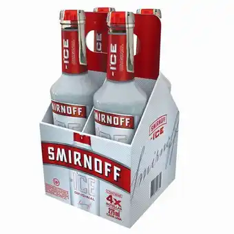Éxito Four pack ice botella original smirnoff 275 ml oferta