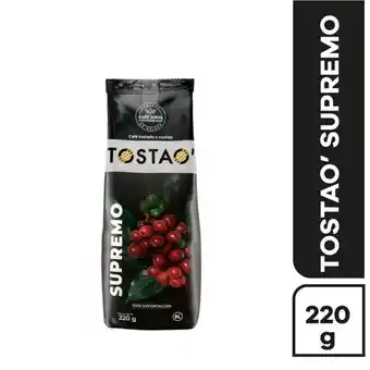 Carulla Cafe tostado supremo tostao 220 gr oferta