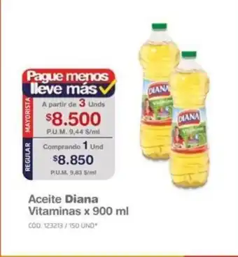 Makro Aceite Diana Vitamina x 900 ml oferta