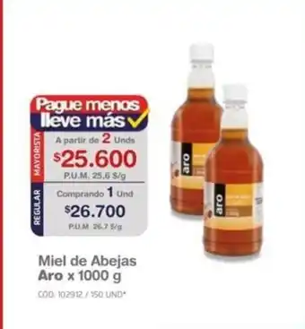 Makro Miel de Abejas Aro x 1000 g oferta