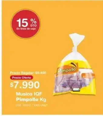 Makro Muslos IQF Pimpollo kg oferta