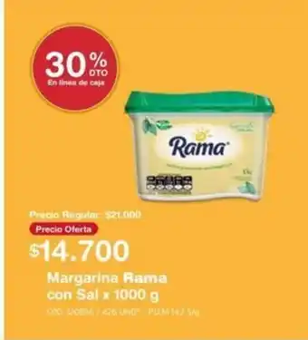 Makro Margarina Rama con Sal x 1000 g oferta