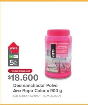 Makro Desmanchador Polvo Aro Ropa Color x 900g oferta