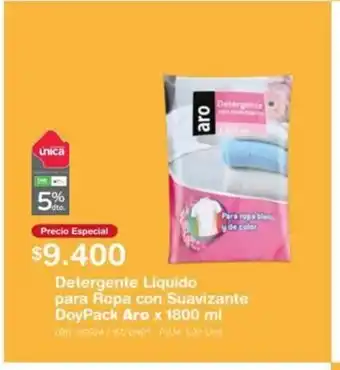 Makro Detergente Liquido para Ropa con Suavizante DoyPack Aro x 1800 ml oferta