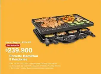 Makro Reclette Hamilton 8 Porciones oferta