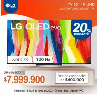 LG - TV 65" 4K UHD