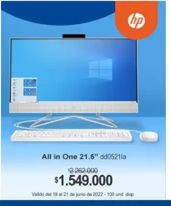 Alkosto Hp - All-in-One 21.5" oferta