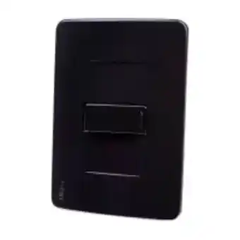 Easy Interruptor sencillo ultra básica negro oferta