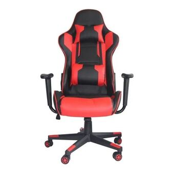 Mercado Libre Silla de escritorio urban design sa-r-4 gamer ergonómica roja con tapizado de cuero sintético oferta