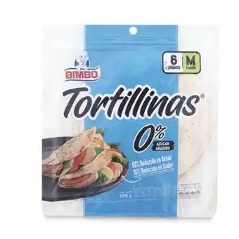 Makro Tortillas bimbo cero azucar 180gen6u oferta