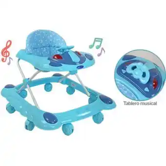 Linio Caminador bebe con musical happy baby cm-003 azul oferta