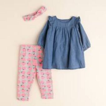 Falabella Conjunto bebé niña algodón yamp oferta
