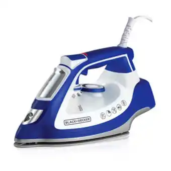 Alkosto Plancha de ropa black & decker vapor ir3001 impact azul oferta
