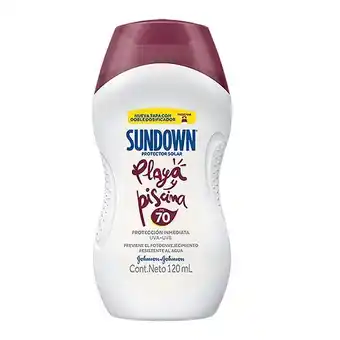 Droguerías Colsubsidio Bloqueador sundown fps 70 x 120 ml oferta