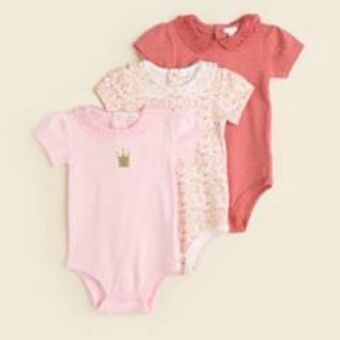 Falabella Bodies bebé niña pack x3 algodón yamp oferta