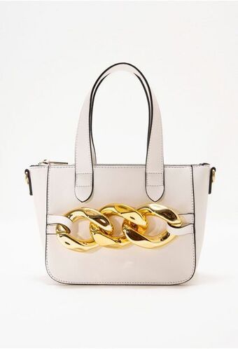 ELA Bolso mano maxi cadena en frontal oferta