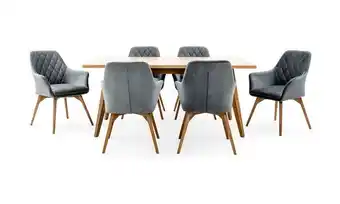 Aristas Mesa comedor new oslo + 6 sillas odense oferta