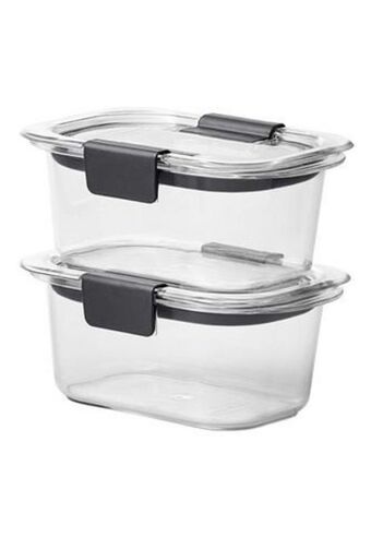 Dafiti Set recipiente porta comidas rubbermaid brilliance 307 ml x2 oferta
