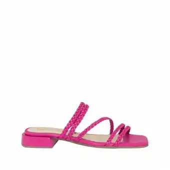 Bon-Bonite Sandalias en cuero color frambuesa oferta