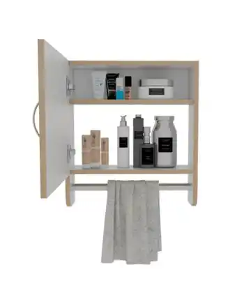 Flamingo Botiquin bath 300 rta rovere + blanco oferta