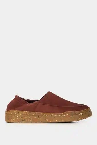 Vélez Slippers de cuero gamuzado para hombre camino guajiro colección encanto vinotinto oferta