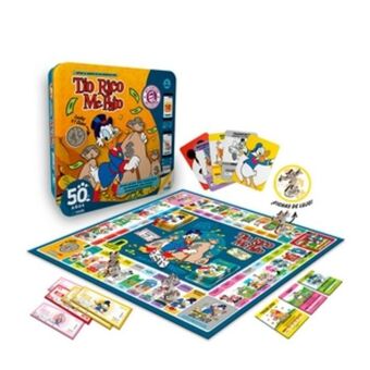 Alkosto Juego de mesa tio rico 50 años lata ronda oferta