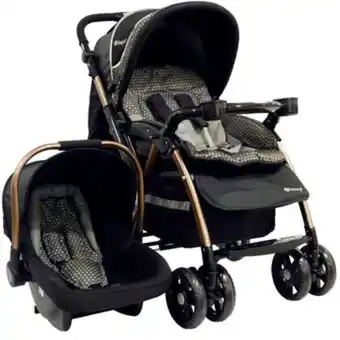 Linio Coche travel system rossi 1130+512-1bl - negro ebaby oferta