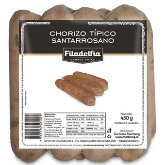 Makro Chorizo tipico santarosano filadelfia 450g oferta
