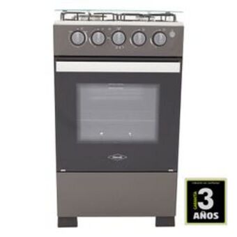 Electrojaponesa Estufa de piso romero mixta haceb vidrio gas propano gris oferta