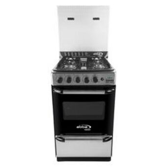 Electrojaponesa Estufa de piso abba 20" gas propano 4 puestos platino - at 203-4 gt oferta