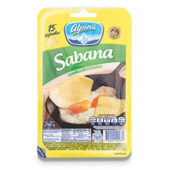 Makro Queso sabana alpina tajado 240gen15u oferta