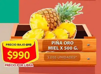Ara Piña oro miel x 500 g oferta