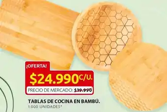 Ara Tablas de cocina en bambu oferta