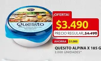 Ara Quesito alpina x 185 g oferta