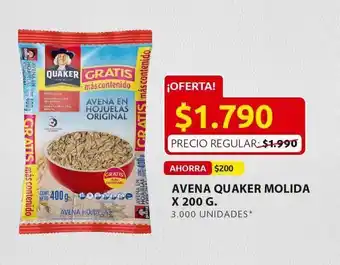 Ara Avena quaker molida oferta
