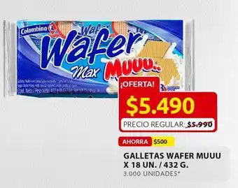Ara Galletas wafer muuu oferta