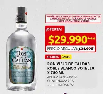 Ara Ron viejo de caldas roble oferta
