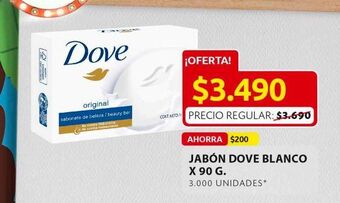 Ara Jabón dove blanco x 90 g oferta