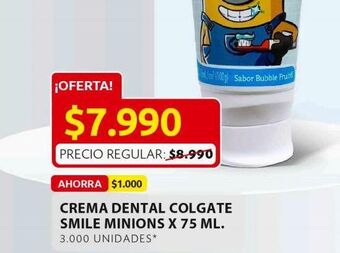 Ara Crema dental colgate smile minions x 75 ml oferta