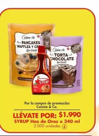 Metro Premezclas cuisine & co oferta