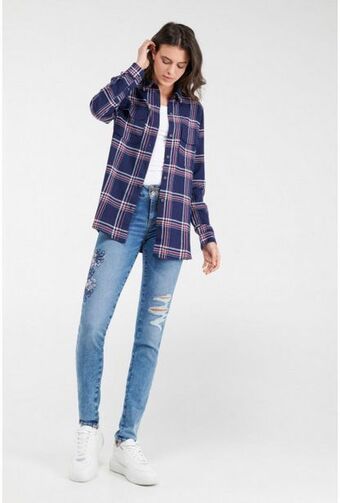 Koaj Blusa a cuadros oferta
