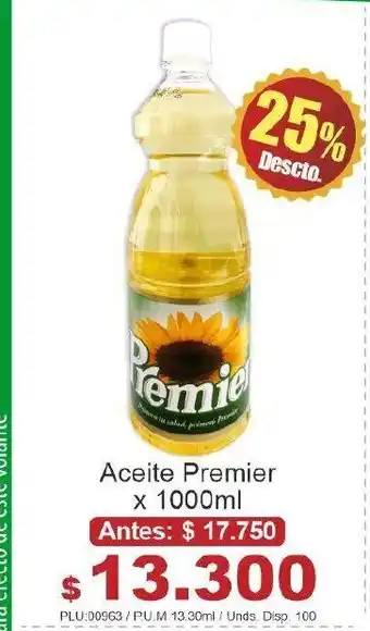 Belalcazar Aceite Premier x 1000 ml oferta