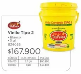 Easy Pinturas Tito Pabón Vinilo Corriente Tipo 2 Interior 5 galones oferta