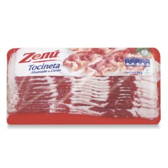 Makro Tocineta de cerdo zenu ahumada 400g oferta